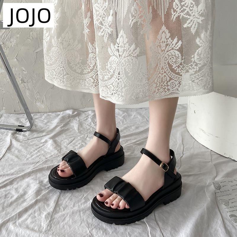 [Hàng Có Sẵn Bán Chạy] Sandal Roman Phong Cách Hàn Quốc Đế Dày Siêu Hot Cho Nữ Sinh