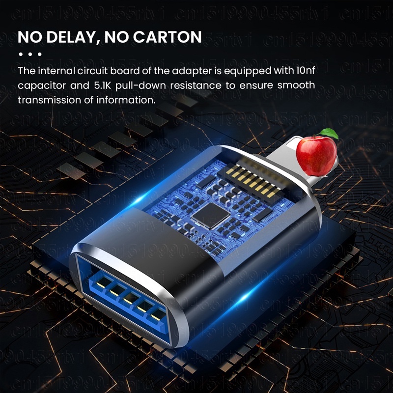 Dây Cáp Chuyển Đổi Dữ Liệu OTG Dành Cho i-Phone 12 11 Pro XS Max XR X 8 7 Plus i-Pad
