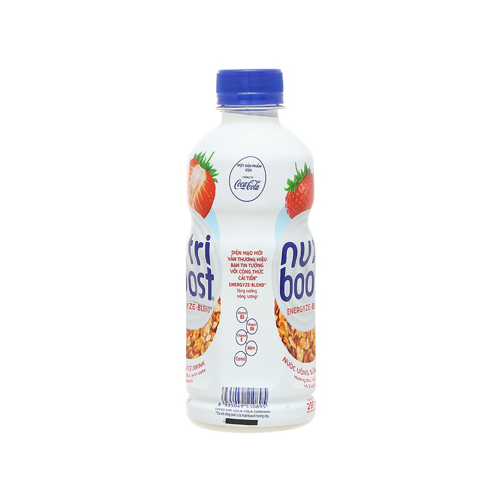 Lốc 6 Chai Sữa NutriBoost Hương dâu 347ml/ chai