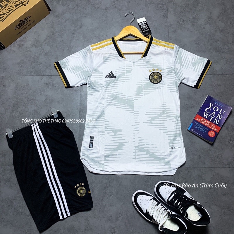 Bộ quần áo đá bóng ĐT Đức hàng cao cấp mẫu mới nhất 2023