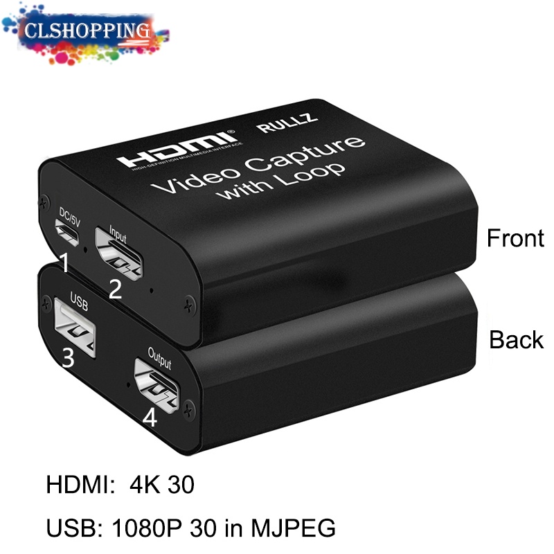 Thiết bị chuyển đổi video từ HD 1080p 4k HDMI sang USB 2.0 3.0 HDMI