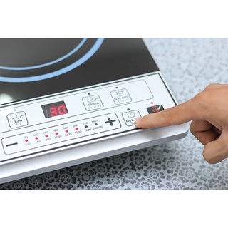 Bếp từ Midea MI-B2015DE 2000W [Hàng chính hãng, Kèm nồi Inox]