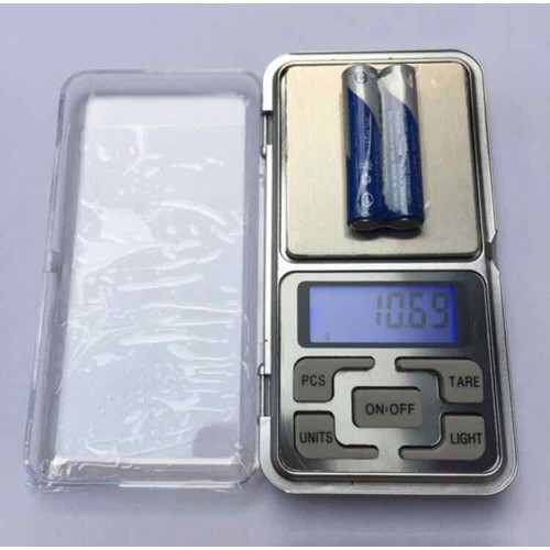 Cân tiểu ly điện tử mini (0,01g-200g) chính xác Màu Bạc cân điện tử + tặng kèm 2 Pin