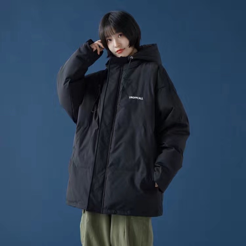 Áo phao có mũ nhiều màu sắc unisex nam nữ phong cách bao ấm