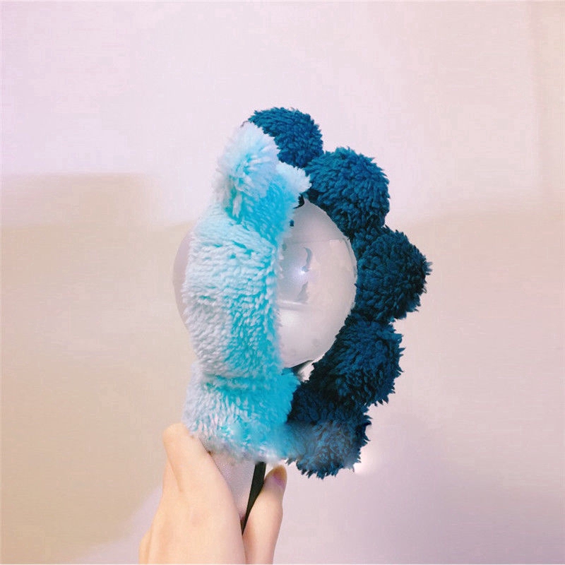 KPOP BTS BT21 Light Stick Plush Head Cover LightStick Cap