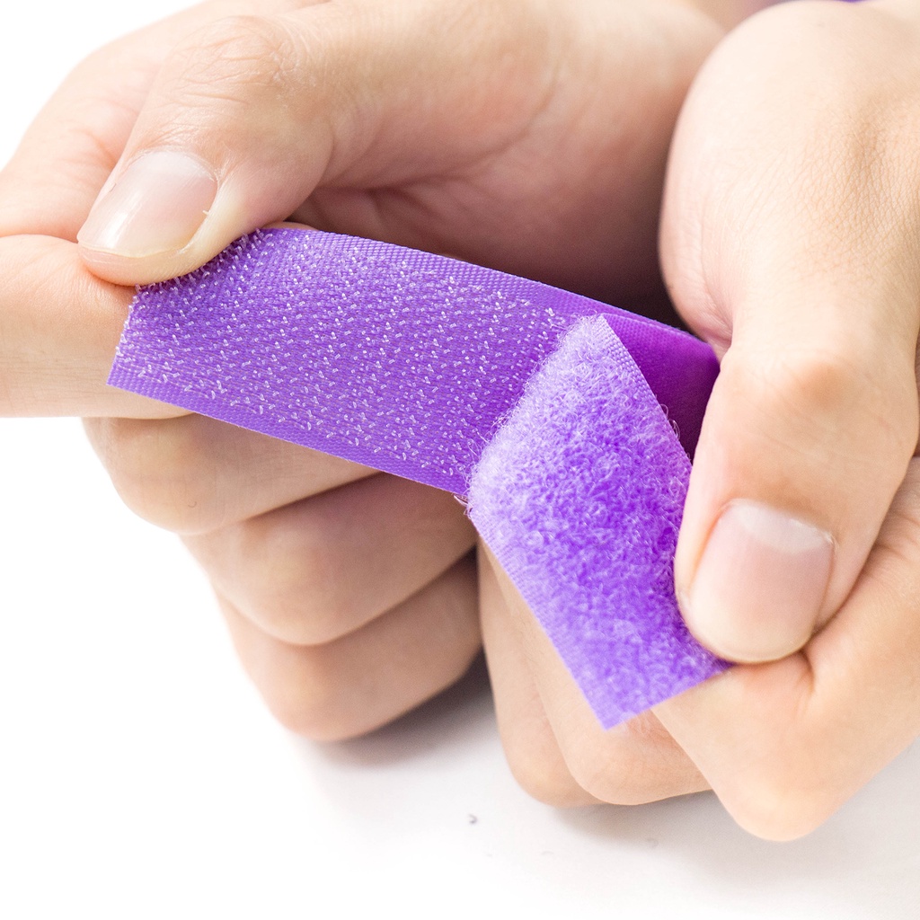 Lovetex-HÀNG MÀU Băng đai nhám xé , velcro, khóa nhám, băng dính gai bông các loại - Hàng cuộn GIÁ 1 MET