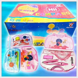 COMPA BỘ ĐẦY ĐỦ CÁC DỤNG CỤ HỌC TẬP GSTAR GS-06