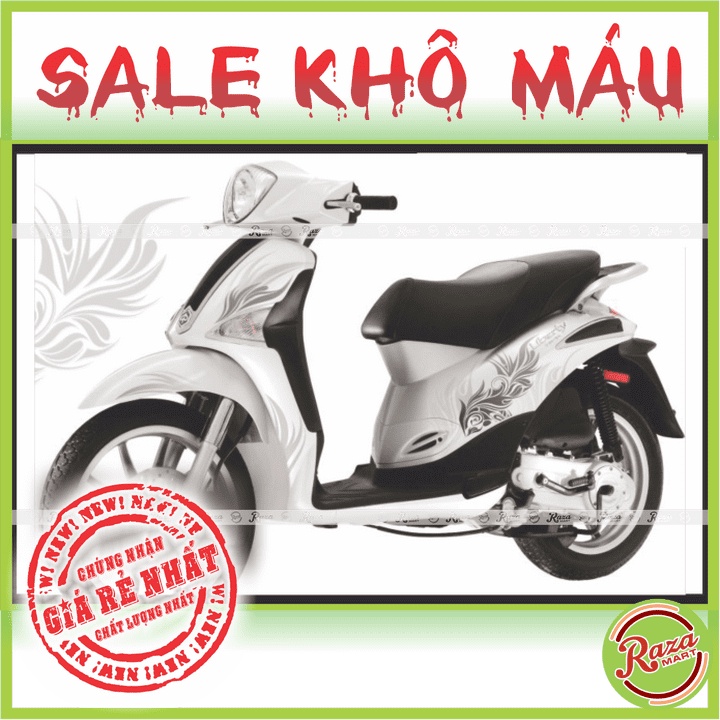 | SALE KHÔ MÁU | Tem trùm xe Liberty - Decal PVC 5 Lớp Cao Cấp - Chống Thấm, Chống Phai Màu - Mã số: LIB 7