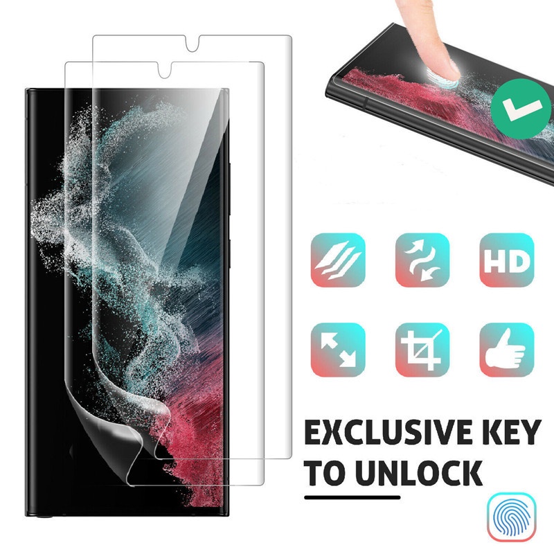 Miếng Dán Bảo Vệ Màn Hình Bằng TPU Mềm Chống Trầy Toàn Diện Cho Samsung Galaxy S22 /Galaxy S22+ /Galaxy S22 Ultra
