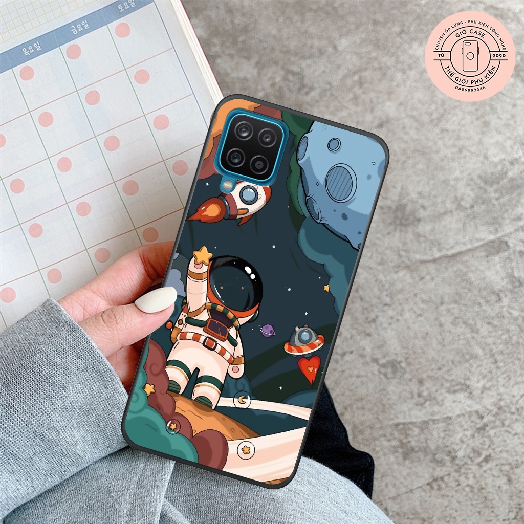 Ốp lưng Samsung A12 - M12 - A22 4G - M22 4G vũ trụ astronaut phiên bản mới, ốp bảo vệ điện thoại giá rẻ, thời trang