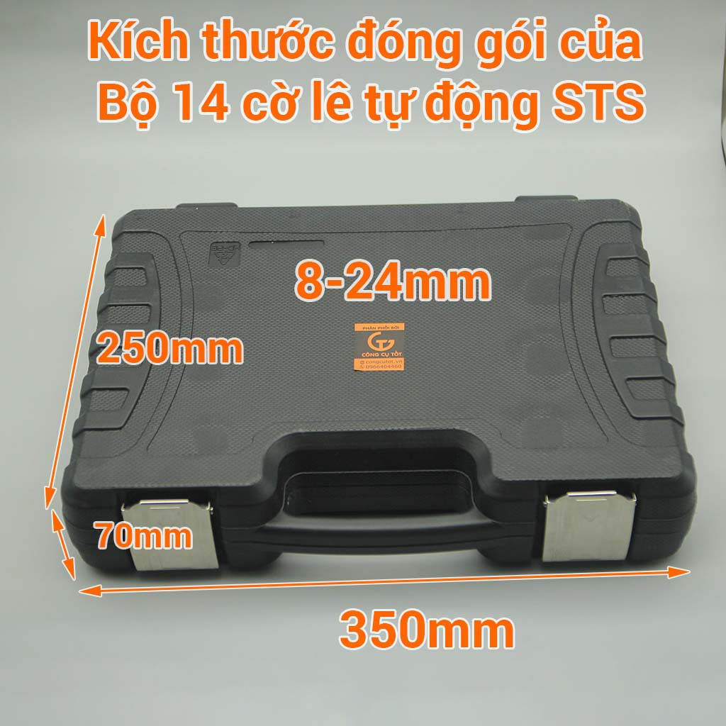 Bộ cờ lê vòng miệng tự động STS 8-24mm