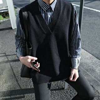 [ Order ] áo len 3 lỗ cổ v