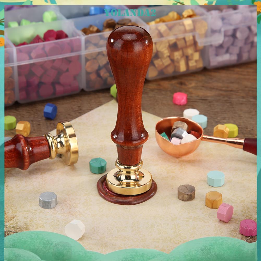 Đầu Con Dấu Sáp 25Mm Hình Hoa Hồng Cổ Điển