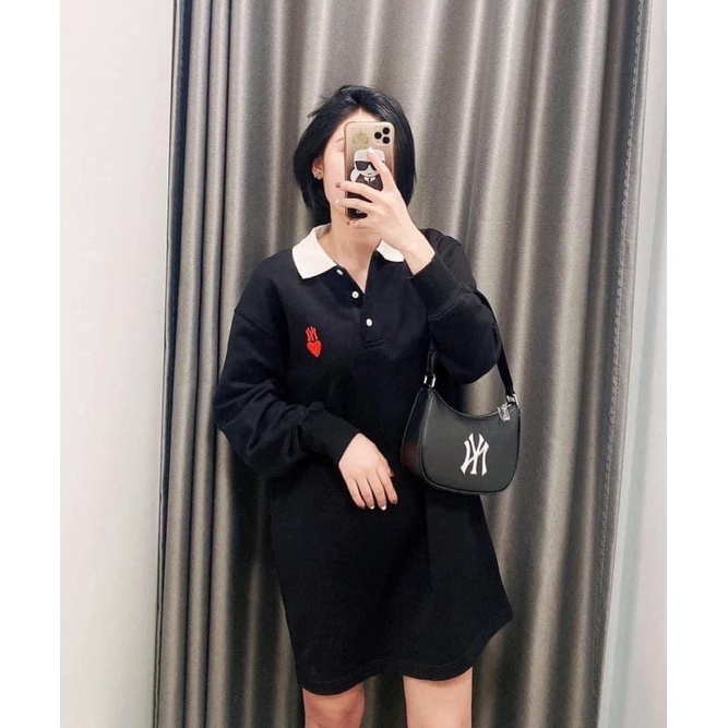 Váy Polo Heart MLB Form Suông Có Sẵn Hàng Chính Hãng 100% Nói KHÔNG Với Fake