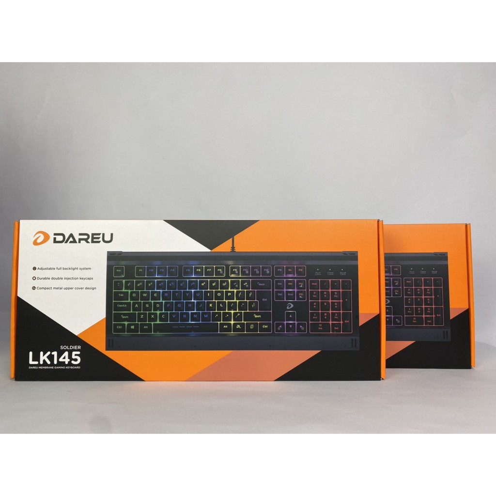 Bàn phím có dây giả cơ Dareu LK145 có Led chuyên PC Gaming chính hãng Dareu bảo hành 24 tháng