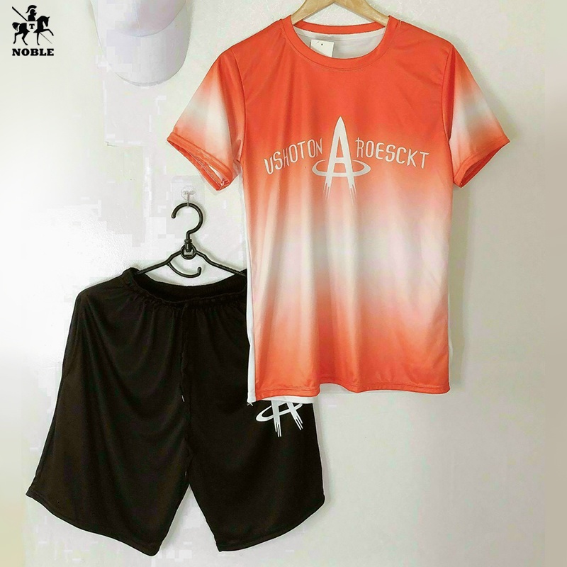 [Freeship] Set bộ quần áo thể thao thun lạnh màu, đồ thể dục, mặc nhà, dạo phố ombre cực xịn không ra màu NOBLE TP062