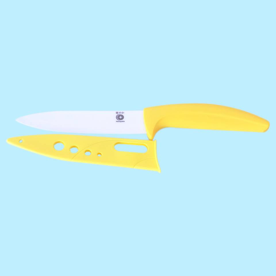 Dao gốm Hanayaka 5 inch   KT 23, 5 x 2,5 cm