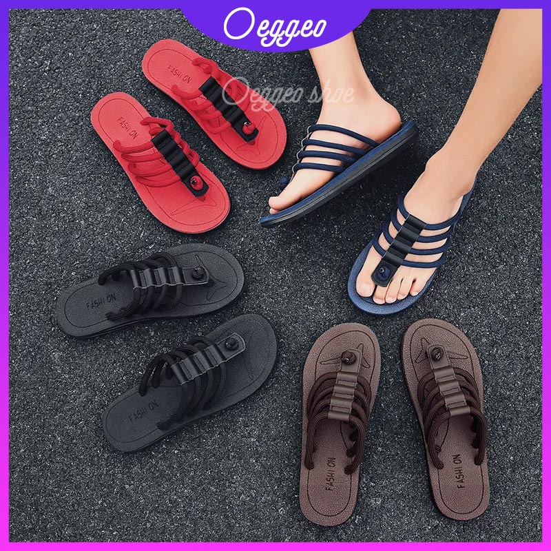 Oeggeo shop Dép Đế Bằng Thích Hợp Hoạt Động Ngoài Trời Cho Nam