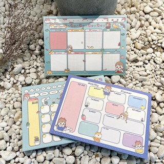 PLANNER - Giấy Kế Hoạch, Planner Korean Cute Girl