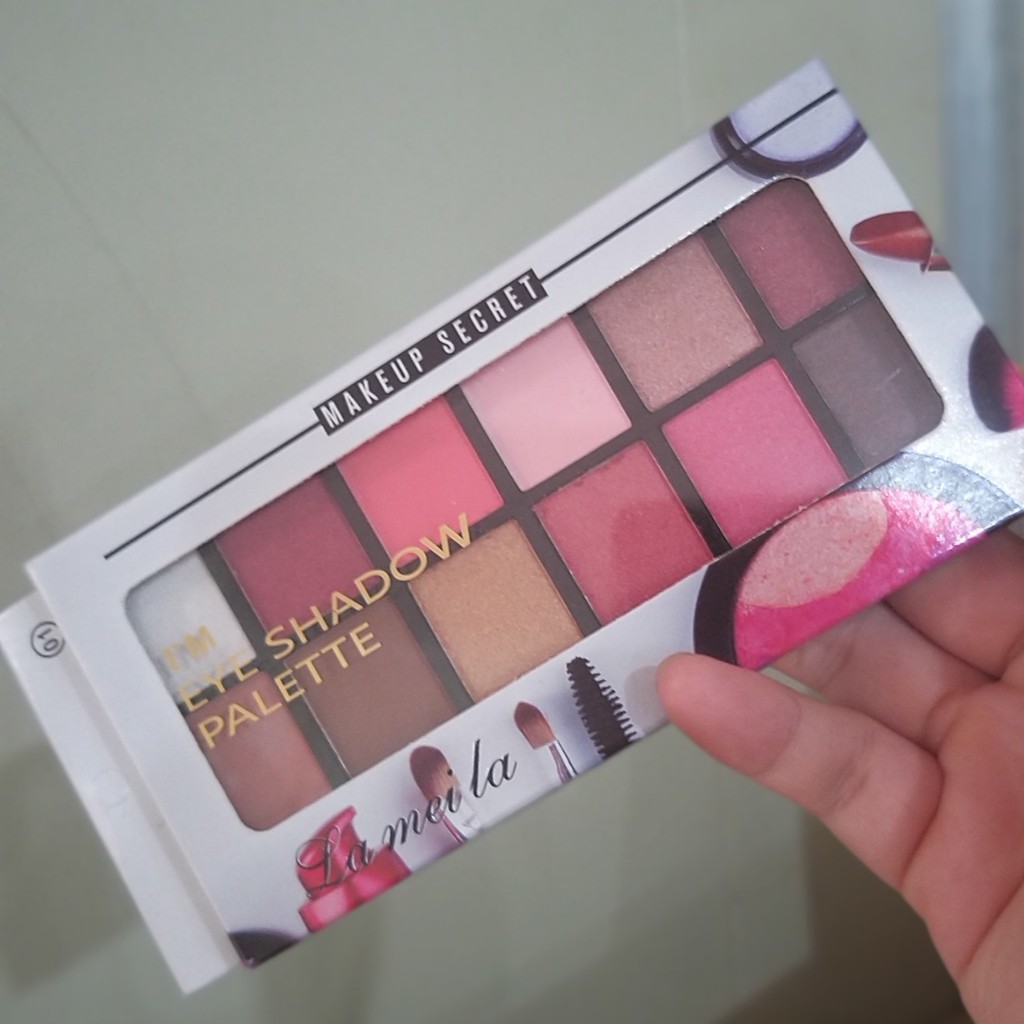 Phấn mắt lamina 12 ô dài to đẹp palette F506