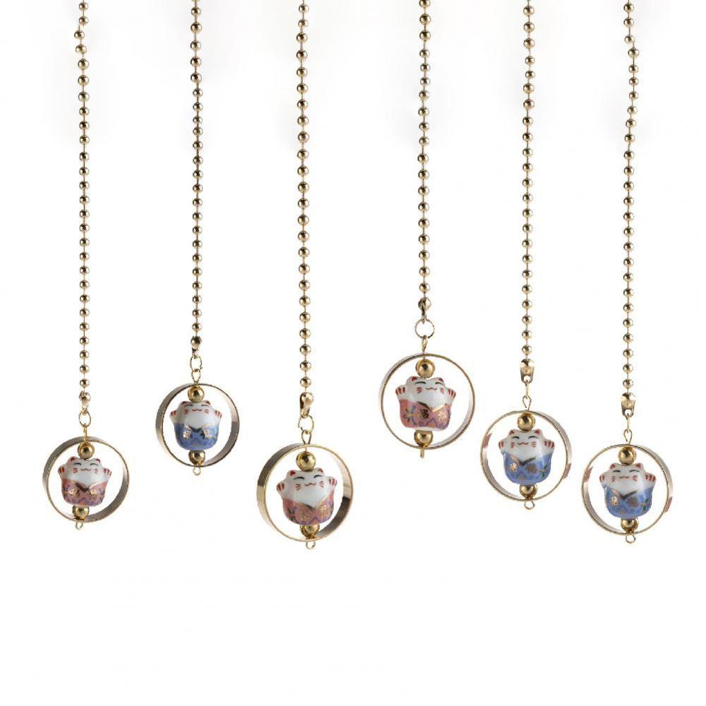 Phụ Kiện Treo Trang Trí Xe Hơi Hình Mèo May Mắn 1 Dễ Thương