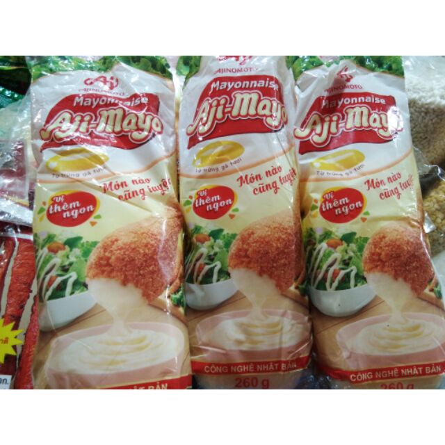 Xốt Mayonnaise Aji Mayo chai 260gram