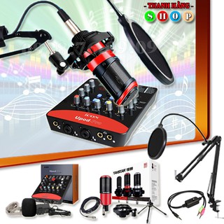 Trọn bộ Combo Mic thu âm Takstar PC-K320 và Soud Card Icon Upop Pro