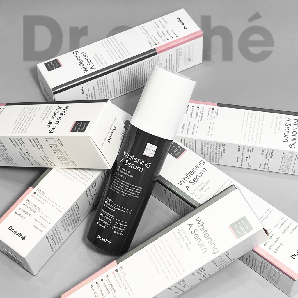 Tinh Chất Chuyên Dụng Làm Sáng Da, Mờ Thâm, Nám, Giảm Sắc Tố Đều Màu Da DR.ESTHÉ WHITENING A SERUM 50ml