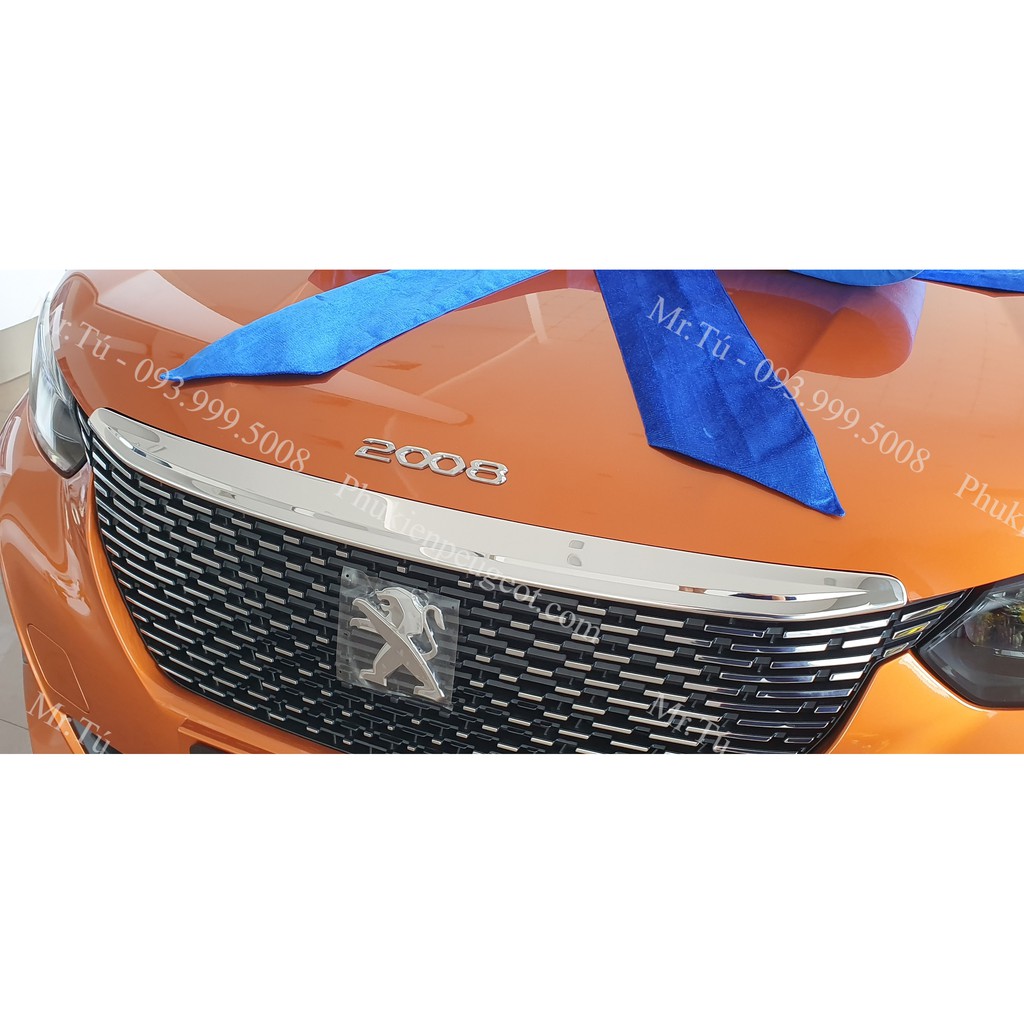 Ốp viền nắp capo xe Peugeot 2008