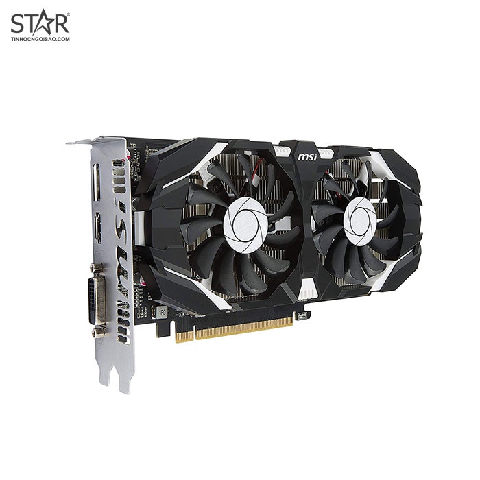 [Mã ELHASALE1TR giảm 5% đơn 3TR] Card đồ họa vi tính VGA MSI GTX 1050Ti OCV1 4G GDDR5 (GTX 1050 Ti 4GT OCV1)