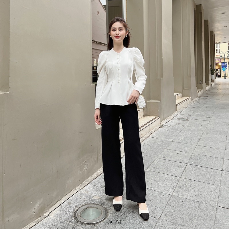 Emie Trousers / Quần âu dáng suông