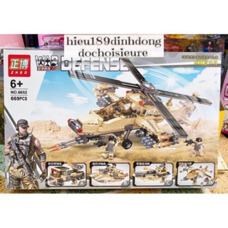 Lắp ráp xếp hình 5593 6652 : Máy bay trực thăng