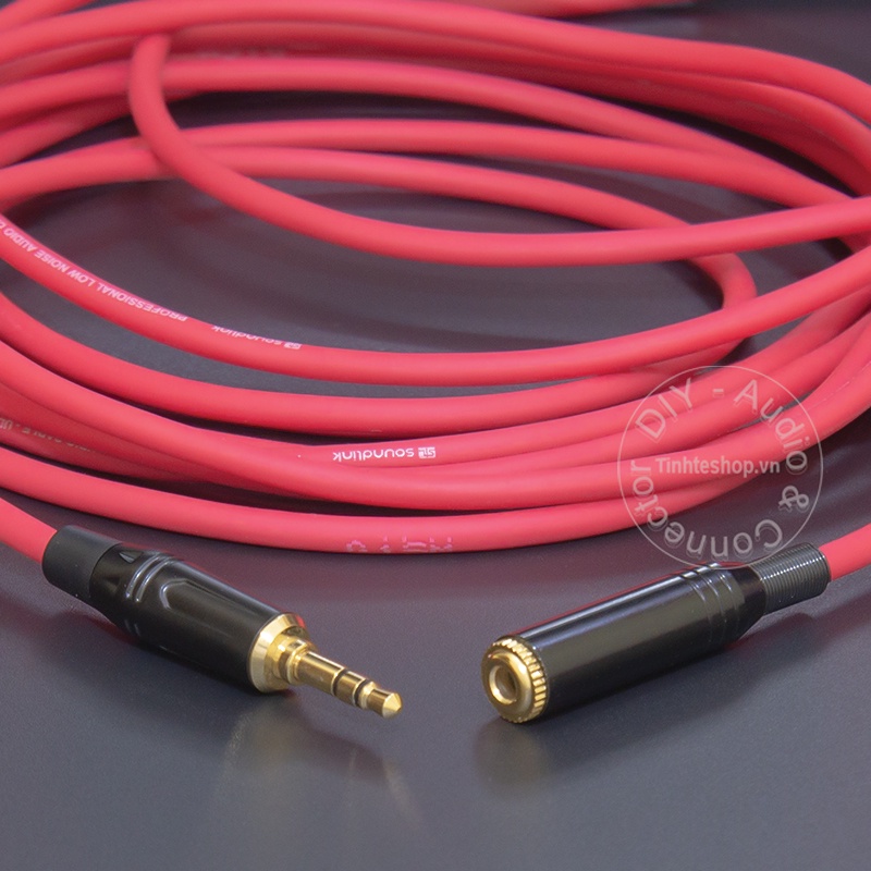Dây 3.5 nối dài DIY dài 10 đến 40 mét - 3.5mm male to female audio cable