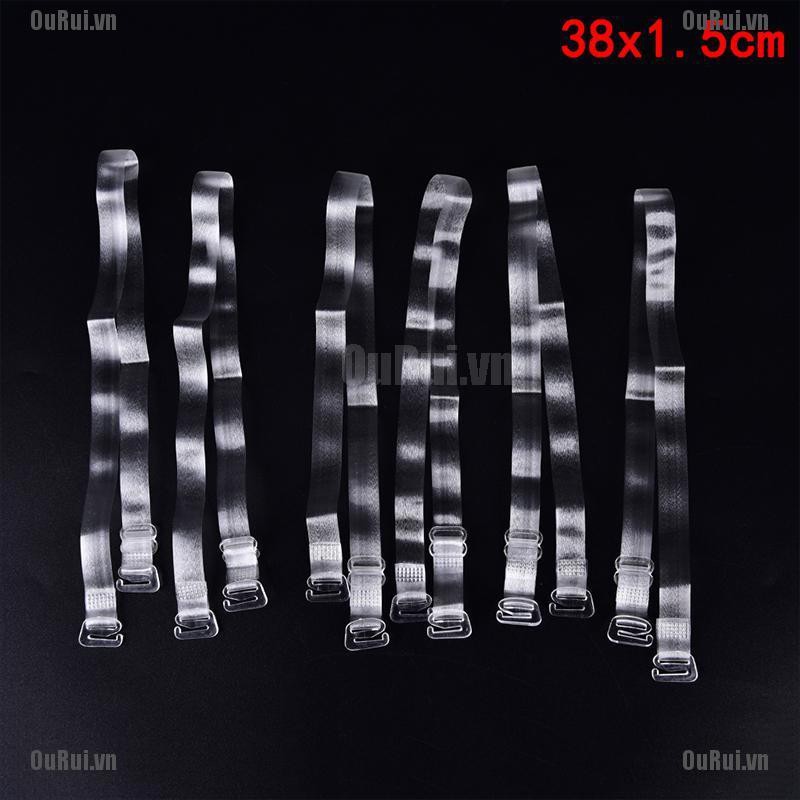 Bộ 3 Cặp Dây Áo Ngực Trong Suốt Độc Đáo