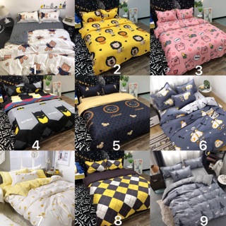 Set chăn phao ( chăn đã kèm ruột bông) cotton poly nhập