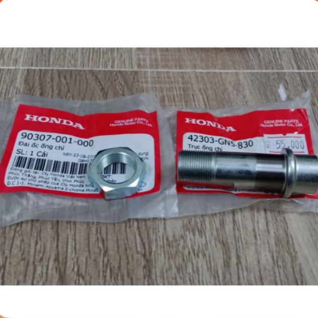 Bộ ốc bắt nhông sau xe honda DREAM, WAVE  - hàng xịn lắp như zin 100%