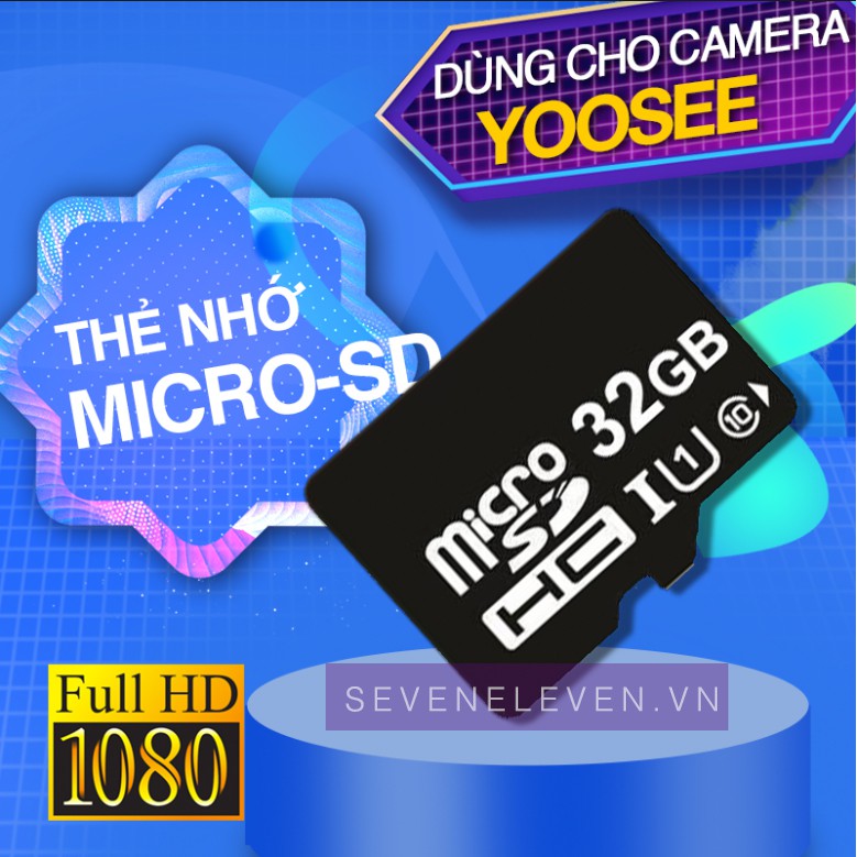 [BIGSALE] Thẻ nhớ 32GB Micro SD cho Camera tặng kèm đầu đọc thẻ nhớ