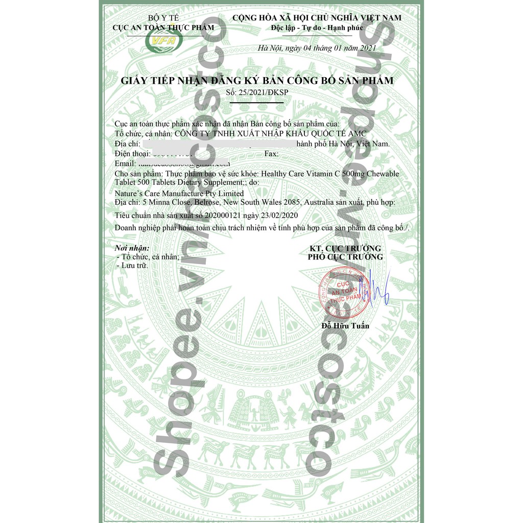 Viên nhai ngậm Healthy Care Vitamin C 500mg Chewable Tablet 500 viên của Úc bổ sung vitamin C | BigBuy360 - bigbuy360.vn