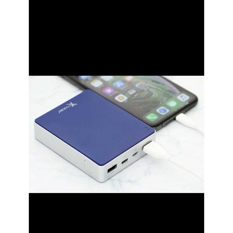 ] Pin sạc dự phòng 10.000 mAh Xmobile Gram 4 Xanh Navy