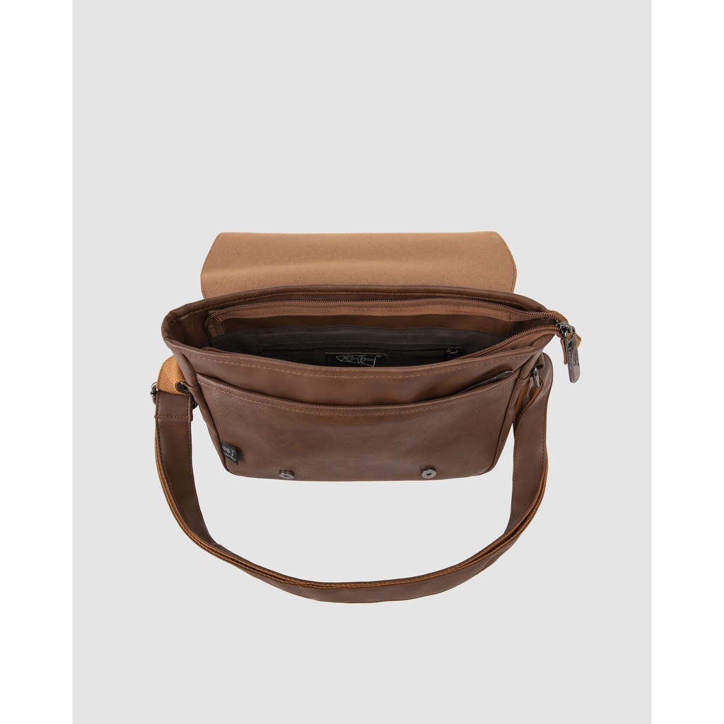 Túi chéo da Unisex nhiều màu, thiết kế basic