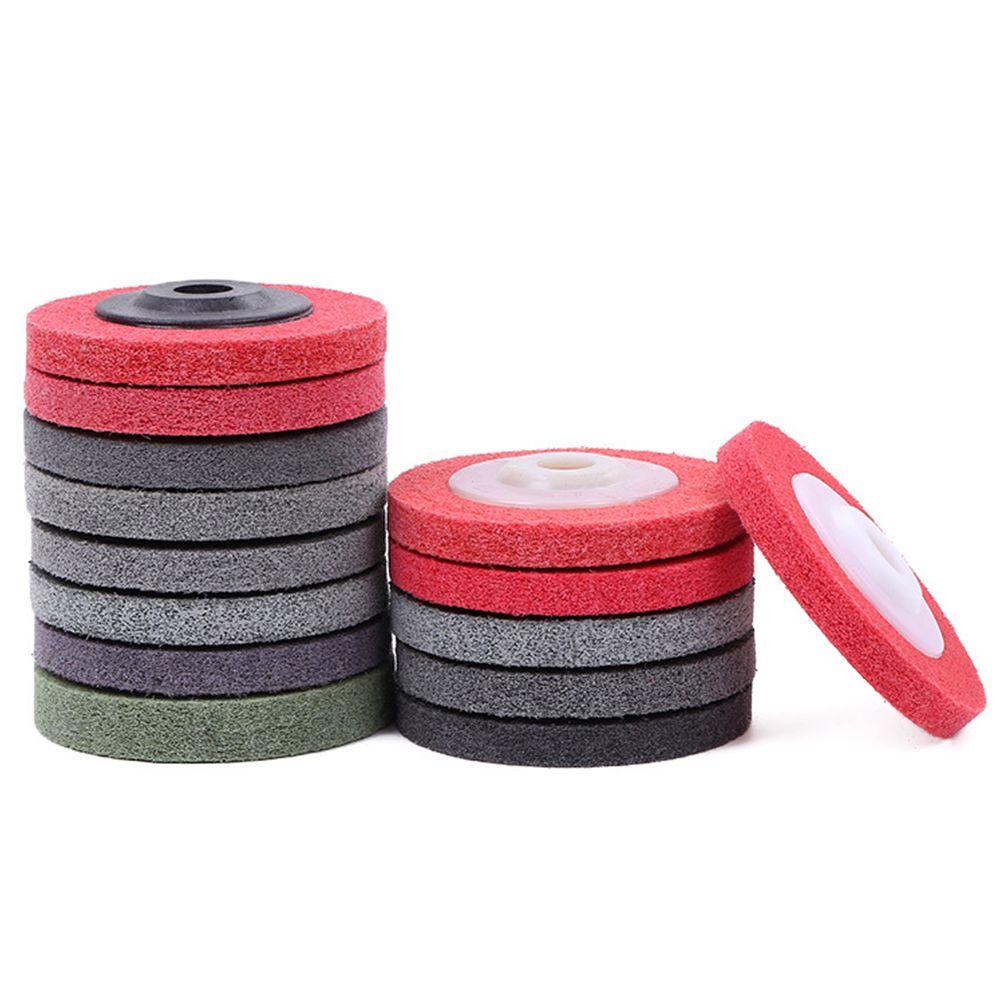 Đĩa Đánh Bóng Kim Loại Bằng Sợi Nylon Bạc 4 inch