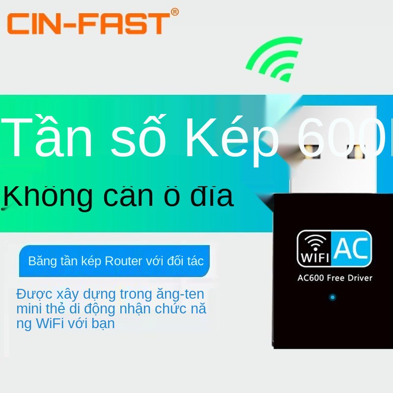 USB mini máy tính để bàn bên ngoài máy tính xách tay mạng 5G Bộ thu phát WiFi