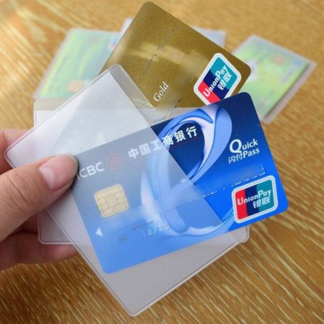 Bao nhựa bảo vệ thẻ ATM , THẺ CĂN CƯỚC , BẰNG LÁI XE hàng chuẩn loại 1