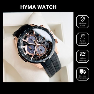 Đồng hồ nam casio edifice eqs-900pb-1a pin năng lượng mặt trời chống nước 100m bảo hành 5 năm hyma watch