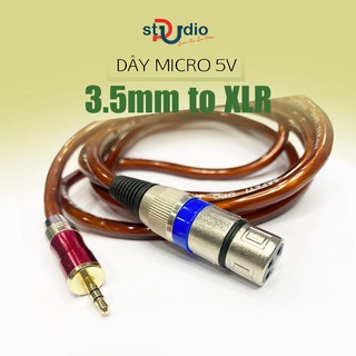 Dây Micro 3.5mm - 3.5mm to XLR Cable Microphone (1.8M)