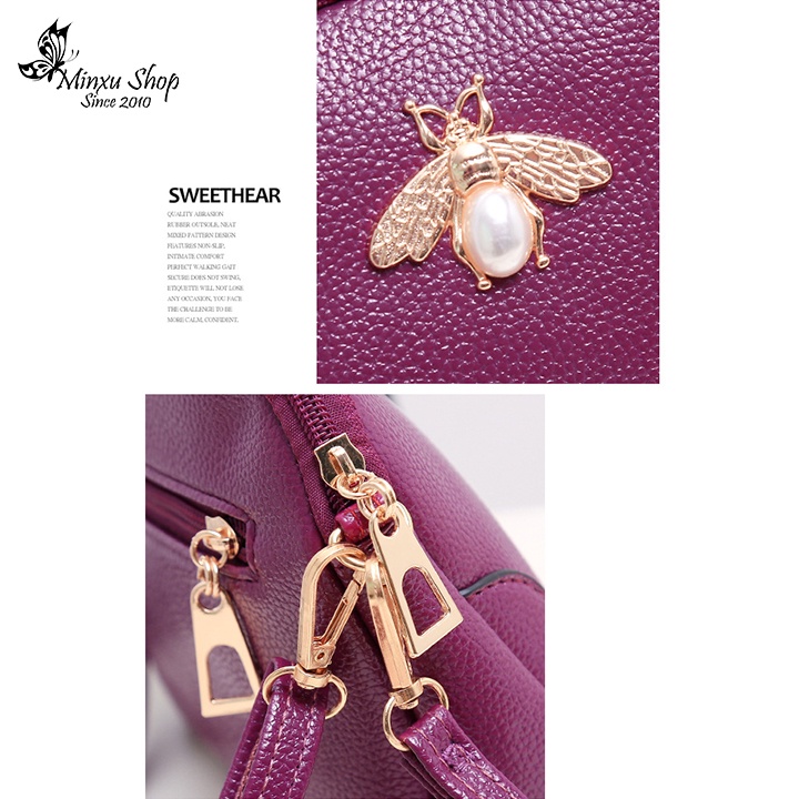 Túi xách đeo chéo nữ đẹp, túi da con ong mềm nhỏ gọn đi chơi, đựng ví, điện thoại thoải mái phong cách Hàn Quốc TD22