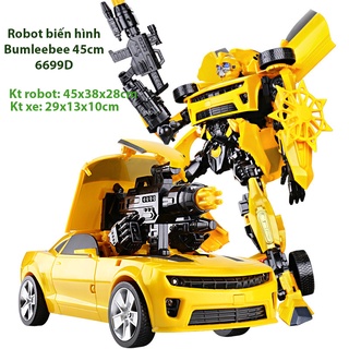 Roobot biến hình Ô TÔ Bumleebee 45cm 6699D , Giúp trẻ vui đùa thỏa thích vơi đam mê siêu nhân , robot biến hình