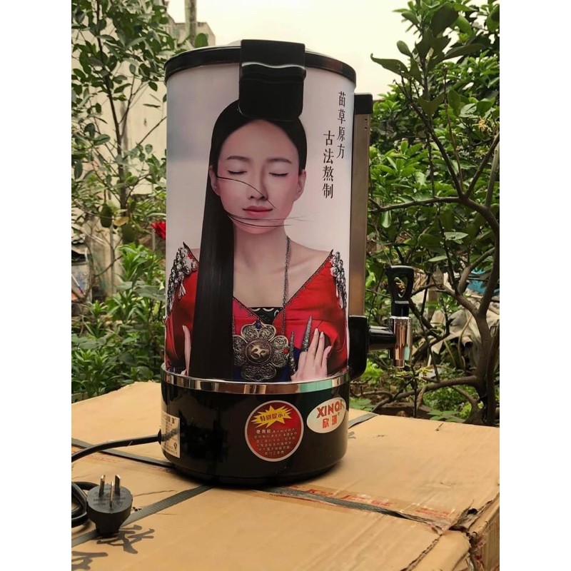 - Nồi đun ủ Canh gội đầu dưỡng sinh, Trà