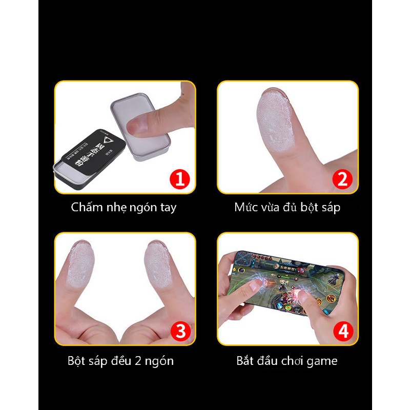 Bột phấn sáp khô chống mồ hôi tay | Phụ kiện chơi game mobile