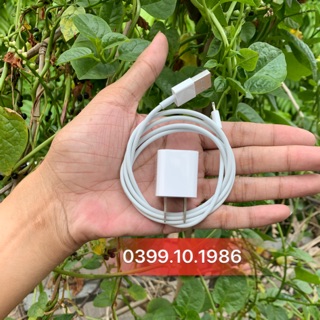 Bộ sạc cáp IP zin bóc máy củ chấm xanh cáp X qua sử dụng